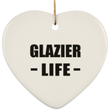 Glazier Life - Heart Ornament