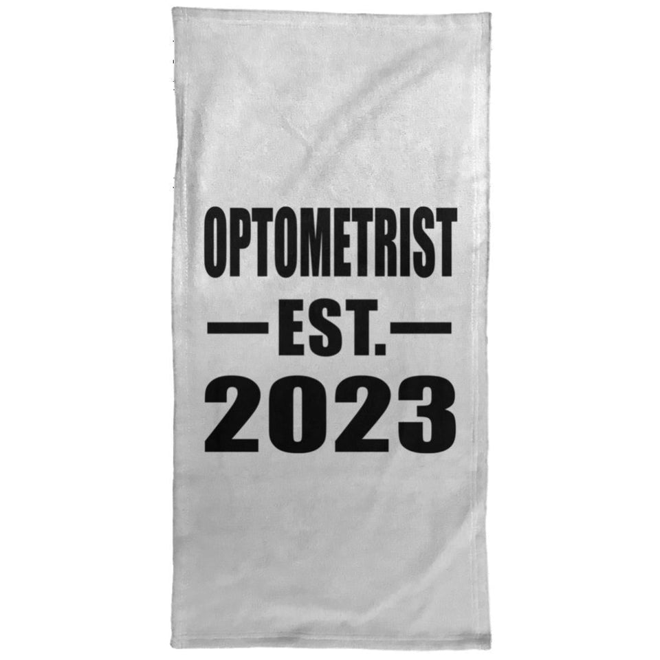 Optometrist Established EST. 2023 - Hand Towel