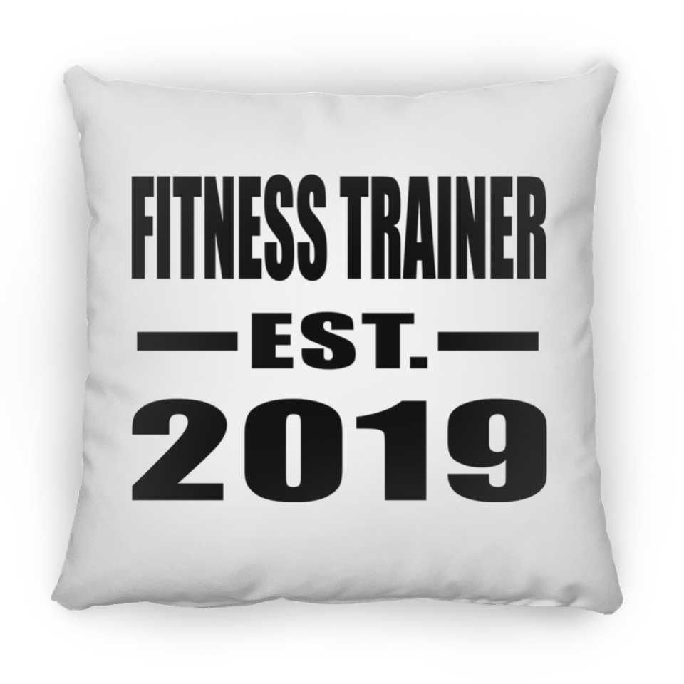 Fitness Trainer Established EST. 2019 - Throw Pillow