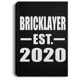 Bricklayer Established EST. 2020 - Canvas Portrait