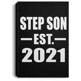 Step Son Established EST. 2021 - Canvas Portrait