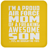 Proud Air Force Mom Of Awesome Son - Drink Coaster