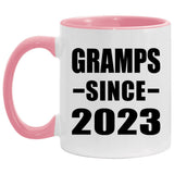 Gramps Since 2023 - 11oz Accent Mug Pink