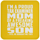 Proud Tax Examiner Mom Of Awesome Son - Drink Coaster