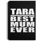 Tara Best Mum Ever - Canvas Portrait