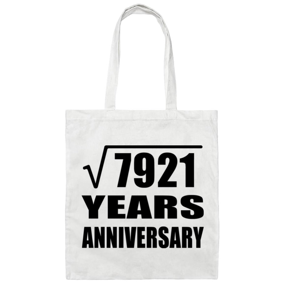 89th Anniversary Square Root of 7921 Years Anniversary - Tote Bag White