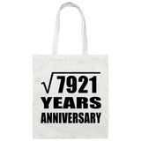 89th Anniversary Square Root of 7921 Years Anniversary - Tote Bag White
