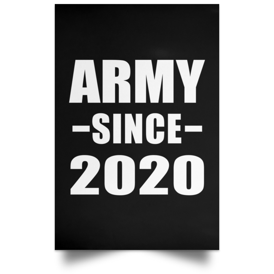 Army Since 2020 - Poster Portrait