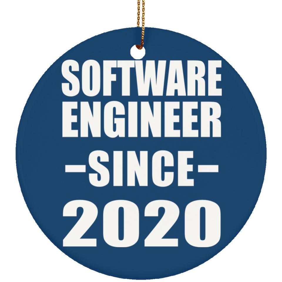 Software Engineer Since 2020 - Circle Ornament