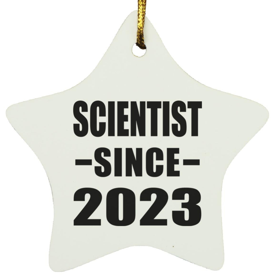 Scientist Since 2023 - Star Ornament