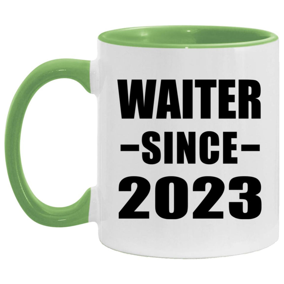 Waiter Since 2023 - 11oz Accent Mug Green