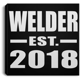 Welder Established EST. 2018 - Canvas Square