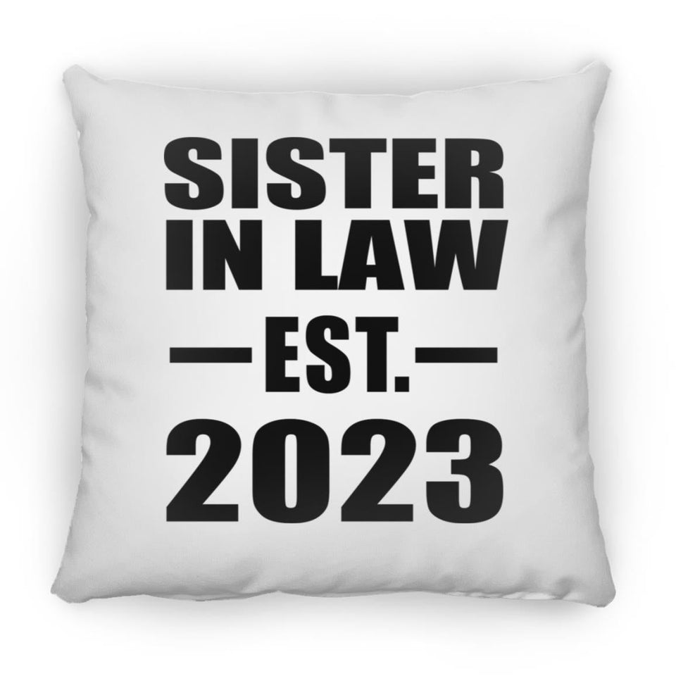 Sister In Law Established EST. 2023 - Throw Pillow