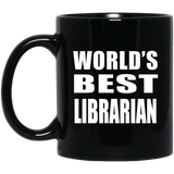 World's Best Librarian - 11 Oz Coffee Mug Black
