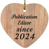 Publication Editor Since 2024 - Heart Ornament C