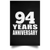 94th Anniversary 94 Years Anniversary - Poster Portrait