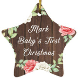 Mark Baby's First Christmas - Star Ornament A