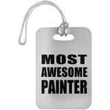 Most Awesome Painter - Luggage Bag Tag