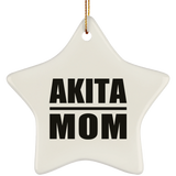 Akita Mom - Star Ornament