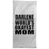 Darlene World's Okayest Mom - Hand Towel