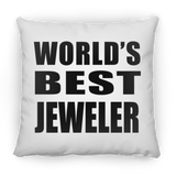 World's Best Jeweler - Throw Pillow