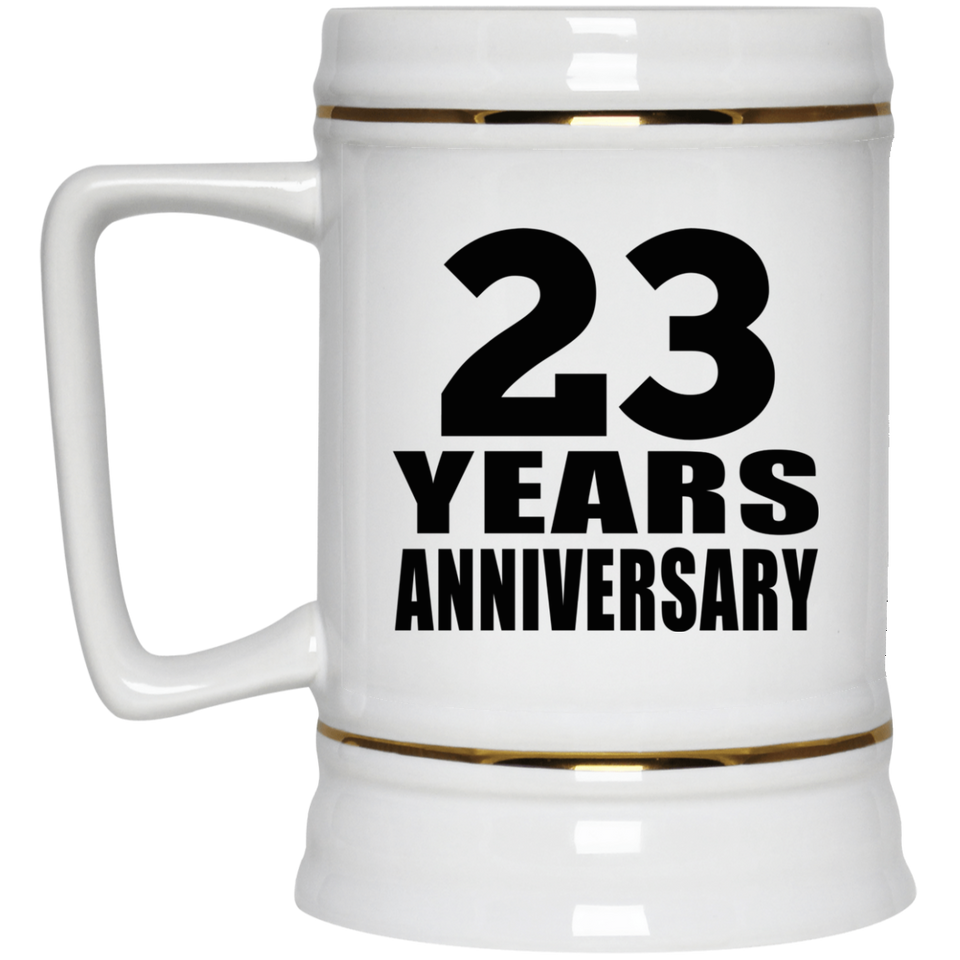 23rd Anniversary 23 Years - Beer Stein