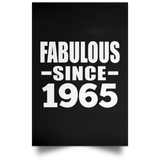 59th Birthday Fabulous Since 1965 - Poster Portrait