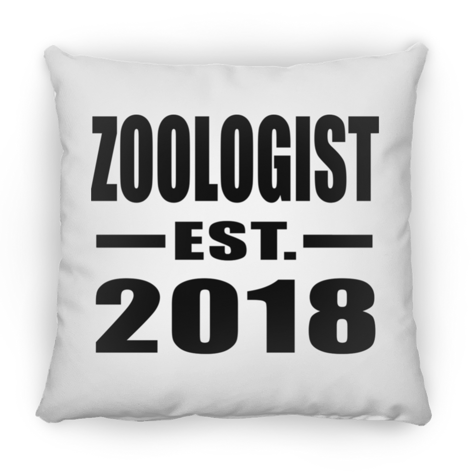 Zoologist Established EST. 2018 - Throw Pillow