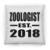 Zoologist Established EST. 2018 - Throw Pillow