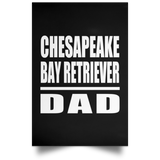 Chesapeake Bay Retriever Dad - Poster Portrait
