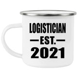 Logistician Established EST. 2021 - 12oz Camping Mug