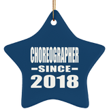 Choreographer Since 2018 - Star Ornament
