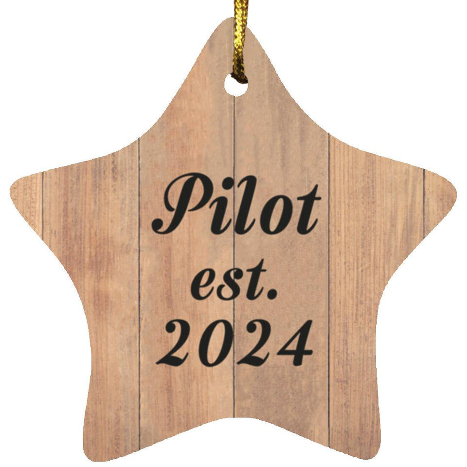 Pilot Established Est. 2024 - Star Ornament C