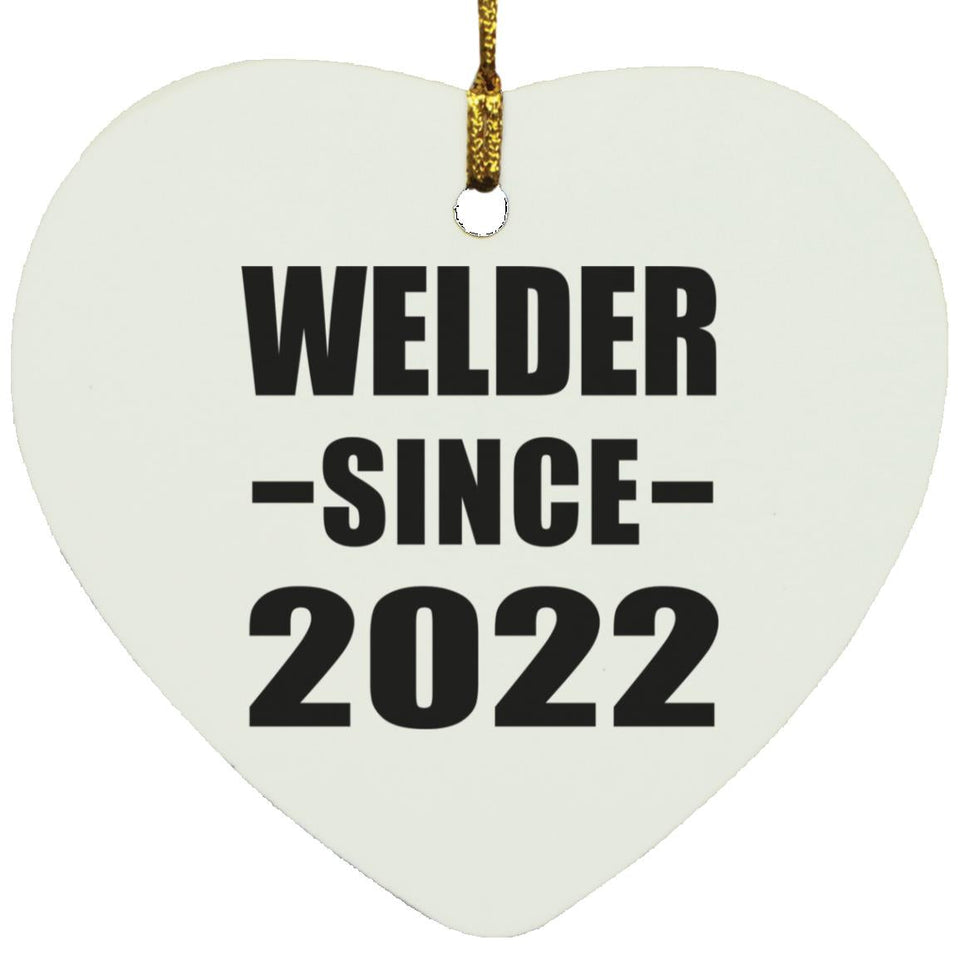 Welder Since 2022 - Heart Ornament