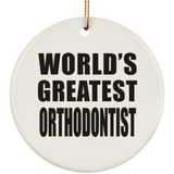 World's Greatest Orthodontist - Circle Ornament