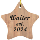 Waiter Established Est. 2024 - Star Ornament C