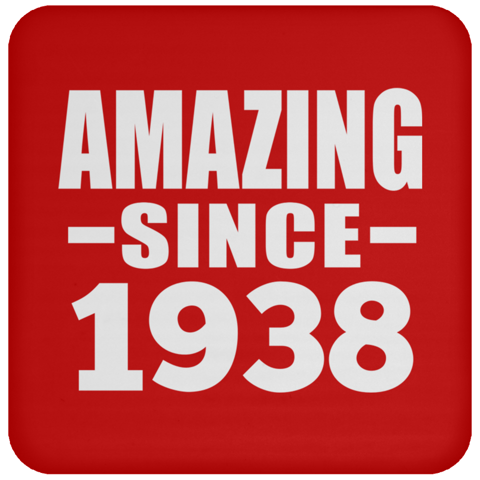 86th Birthday Amazing Since 1938 - Drink Coaster