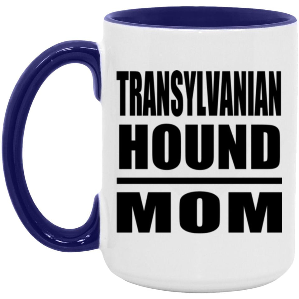Transylvanian Hound Mom - 15oz Accent Mug Purple