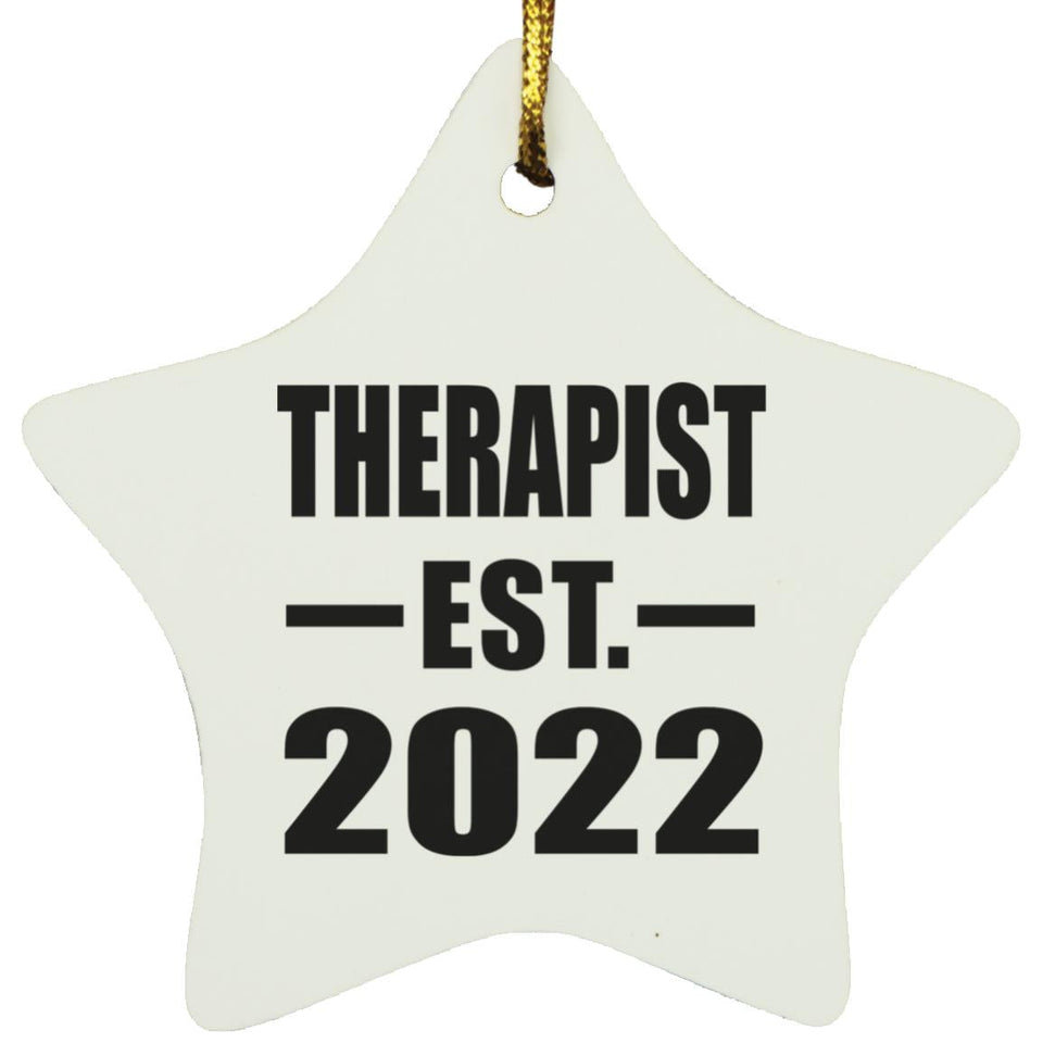 Therapist Established EST. 2022 - Star Ornament