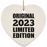 1st Birthday Original 2023 Limited Edition - Heart Ornament