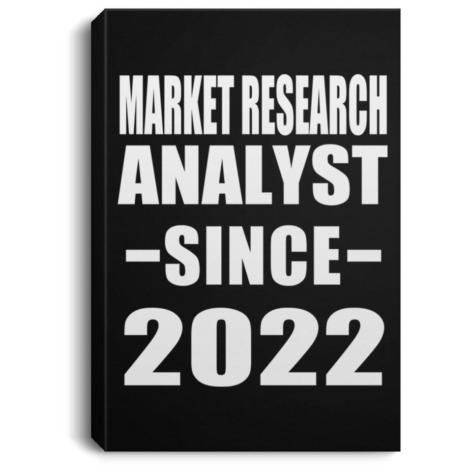 Market Research Analyst Since 2022 - Canvas Portrait