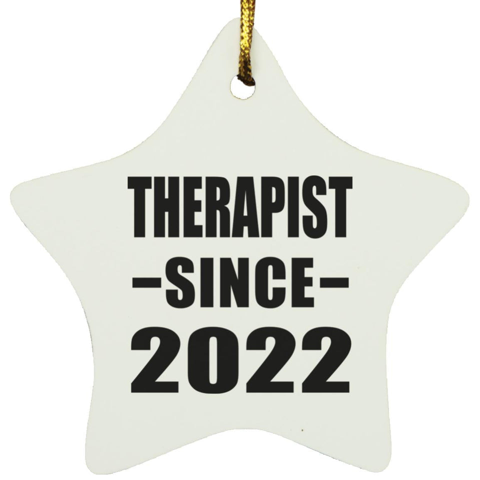 Therapist Since 2022 - Star Ornament