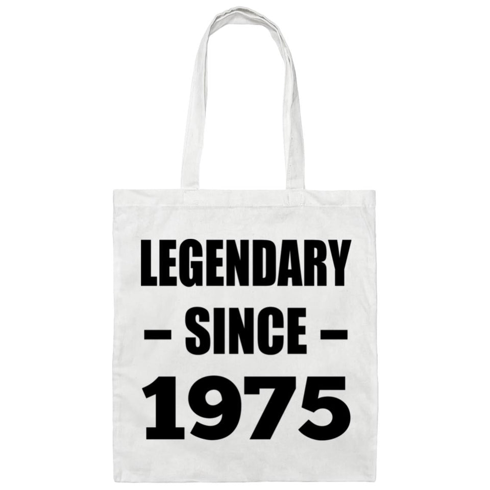 49th Birthday Legendary Since 1975 - Tote Bag White