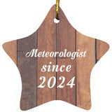 Meteorologist Since 2024 - Star Ornament E