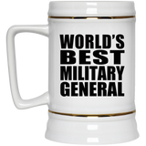 World's Best Military General - Beer Stein