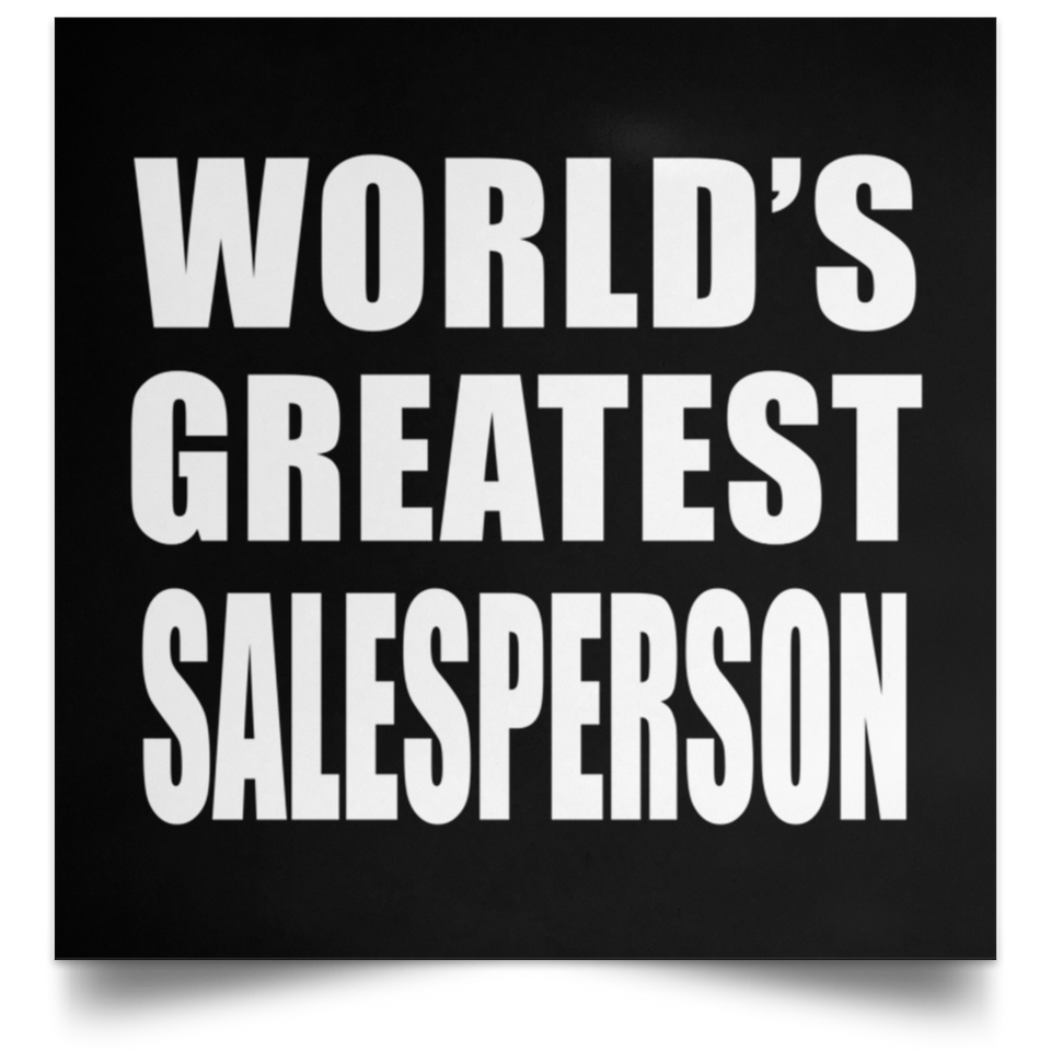 World's Greatest Salesperson - Poster Square