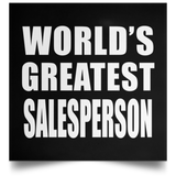 World's Greatest Salesperson - Poster Square