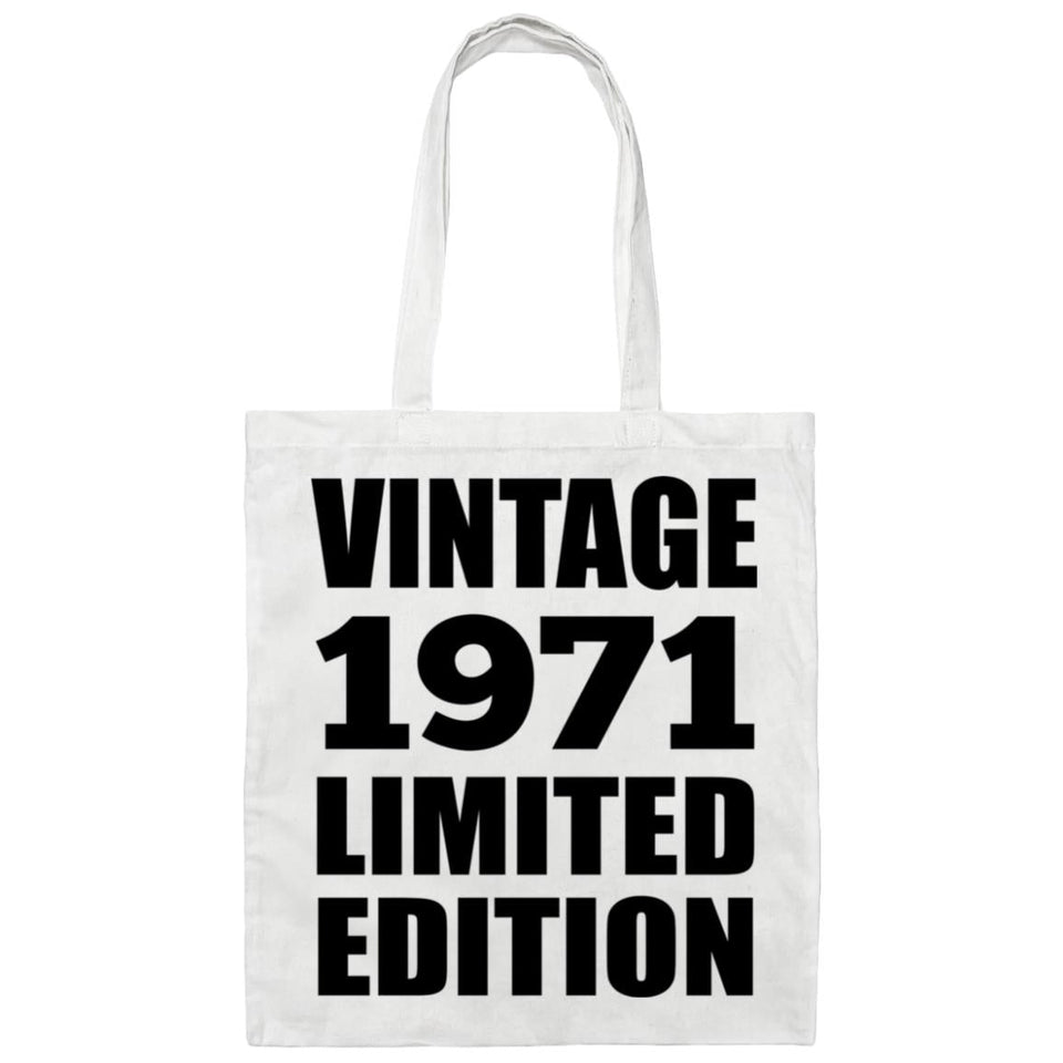 53rd Birthday Vintage 1971 Limited Edition - Tote Bag White
