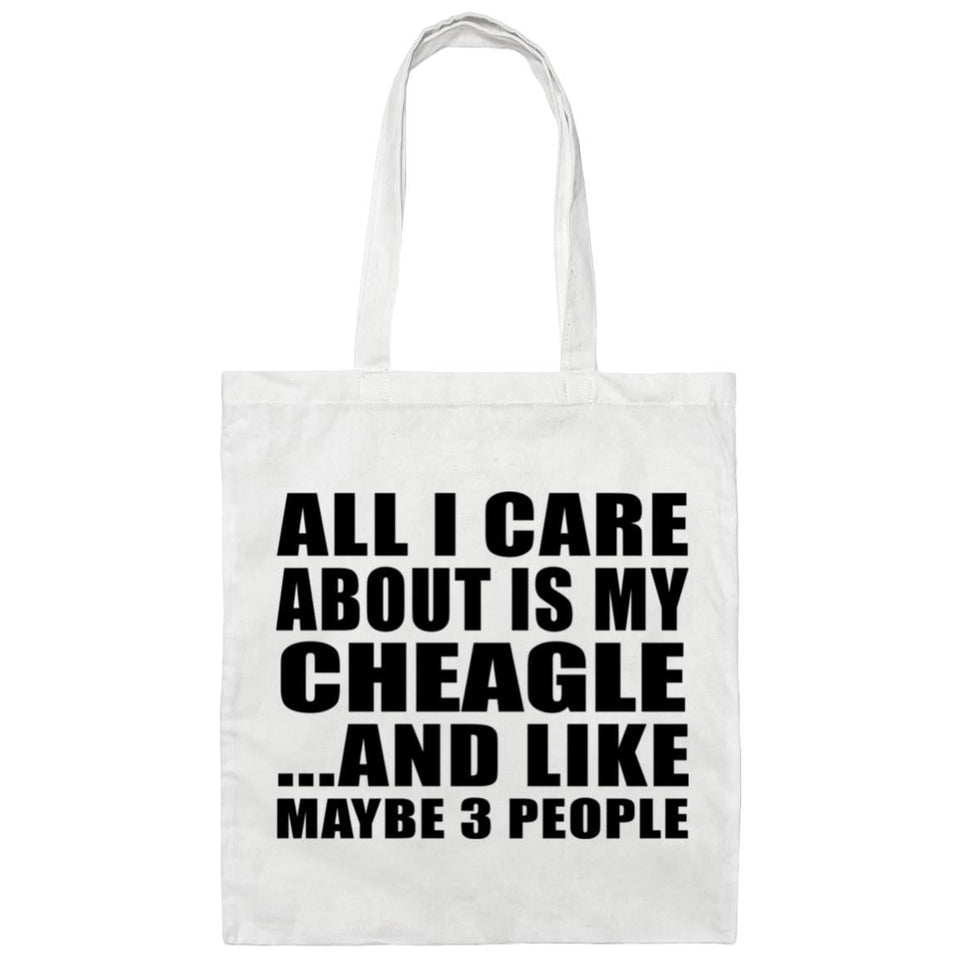 All I Care About Is My Cheagle - Tote Bag White