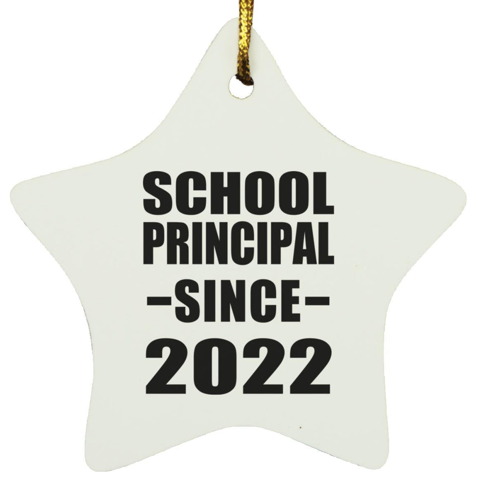 School Principal Since 2022 - Star Ornament